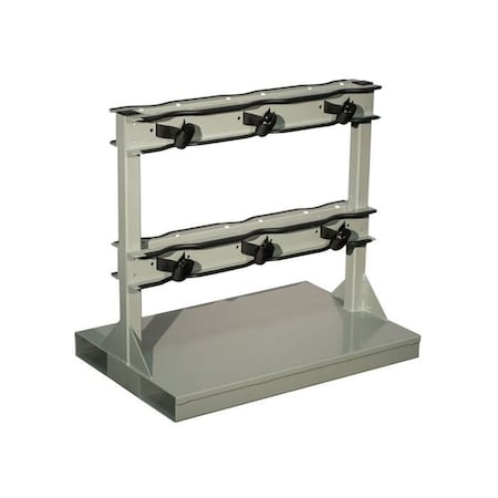 Justrite Forklift Pallet Stand, 24"W x 36"D x 32"H, 6 Cylinder Capacity 35234